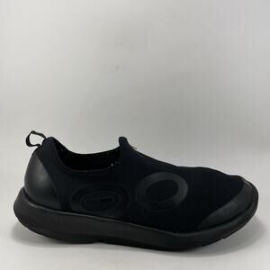 Oofos Oomg Eezee Low Slip On Shoes Mens Size 10 Black Comfort Recovery Sneaker